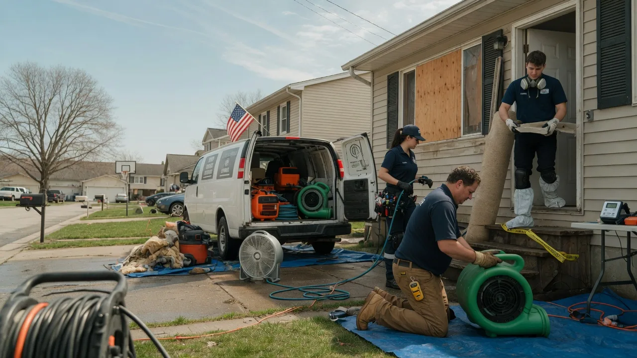 Water Damage Restoration in Brinkhaven, OH near me
